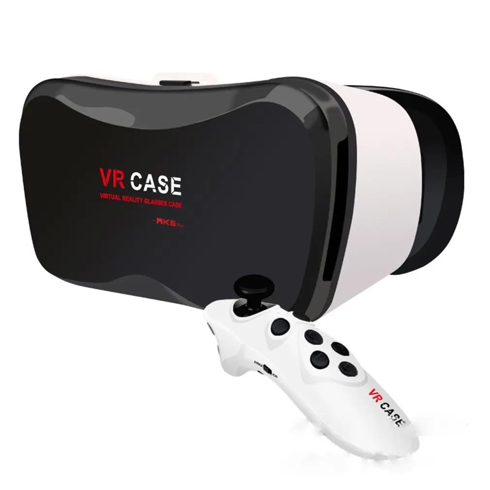 A With Handle ONLENY 3D картонный шлем виртуальной реальности Гарнитура для очков виртуальной реальности стерео VR для 4-6,3 дюймов мобильного телефона - Цвет: A With Handle