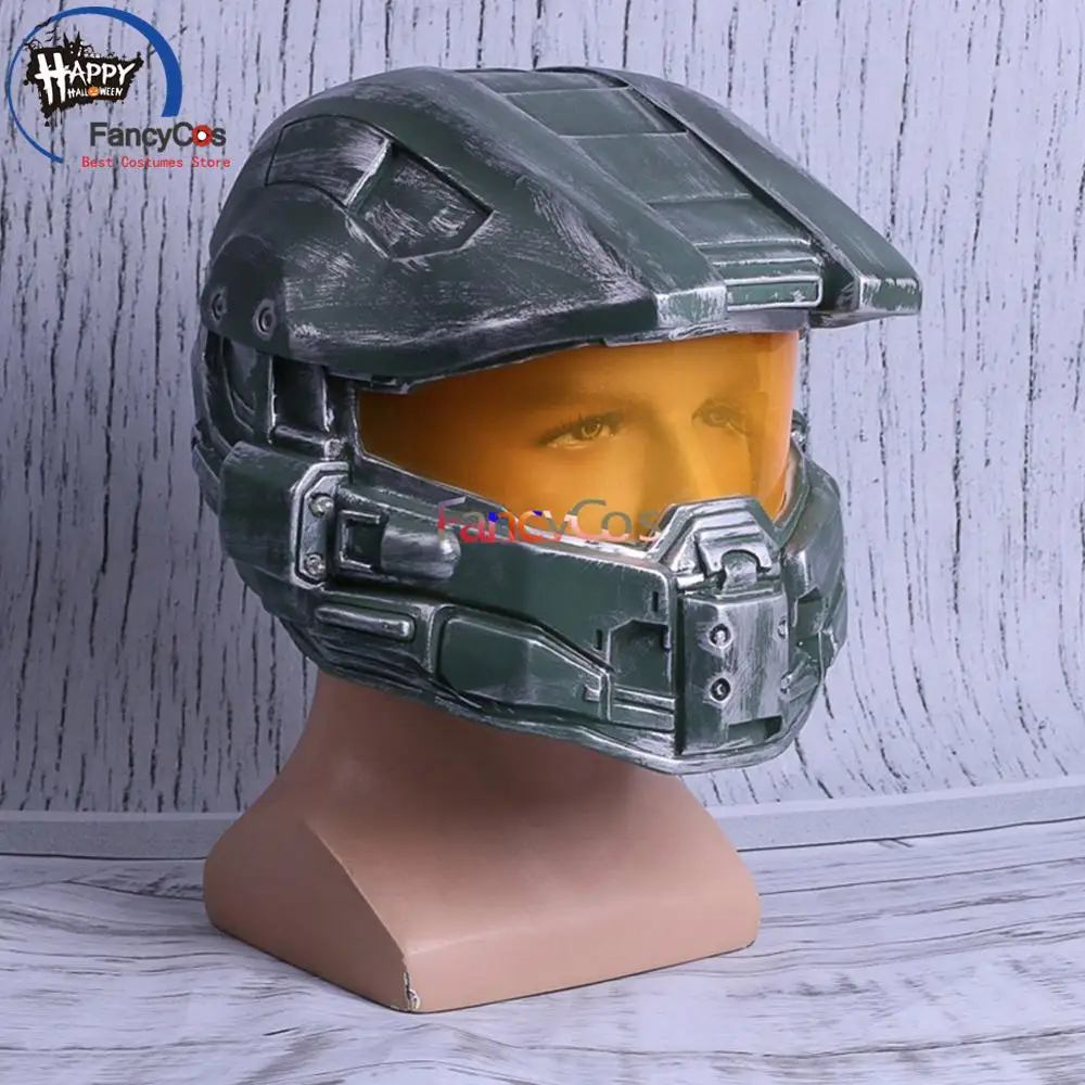 

Halo 4: Forward Unto Dawn Cosplay Master Chief helmet Halloween Cosplay cap Helmet PVC Mask Props
