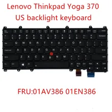 New Original English Backlit keyboard For Lenovo ThinkPad Yoga 370 US Backlit keyboard FRU 01AV675 01EN386