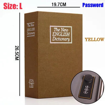 

Сейф-книга Multicolor Book Password Safe Box