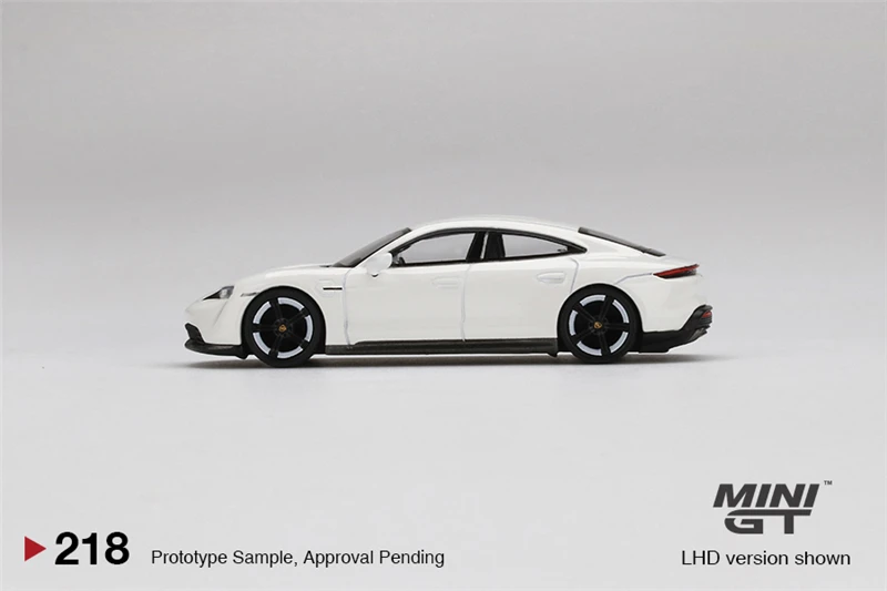 

MINI GT 1:64 Taycan Turbo S White RHD Diecast Model Car