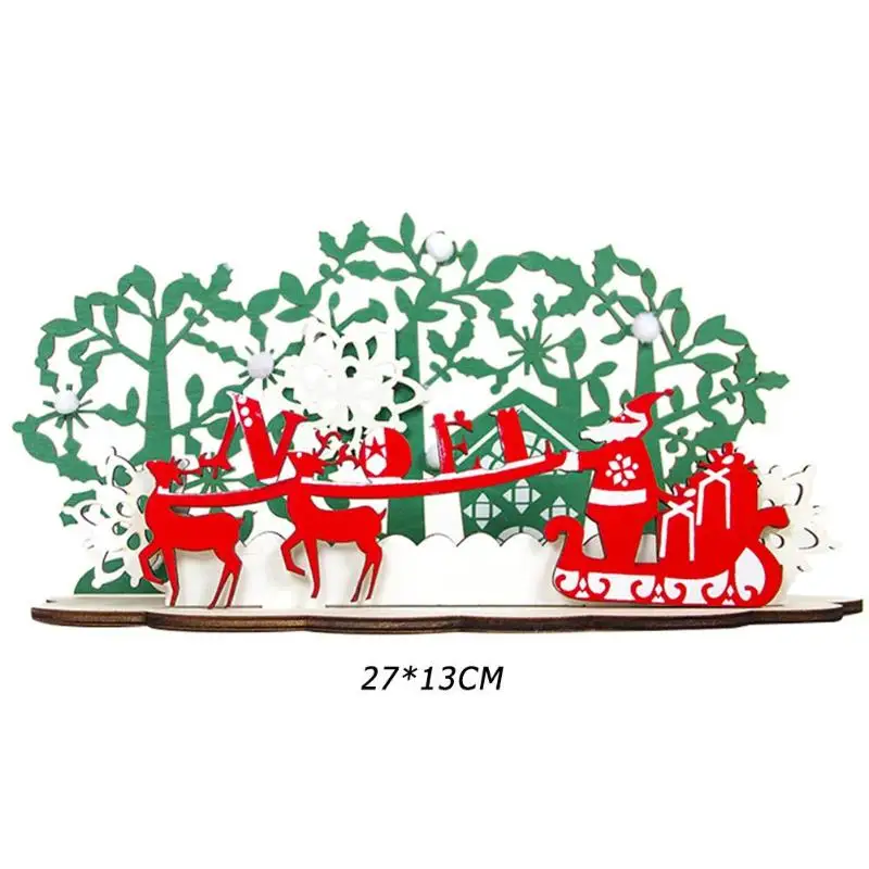 Рождественские поделки сращивания ремесла Санта Клаус Лось Ангел колесо