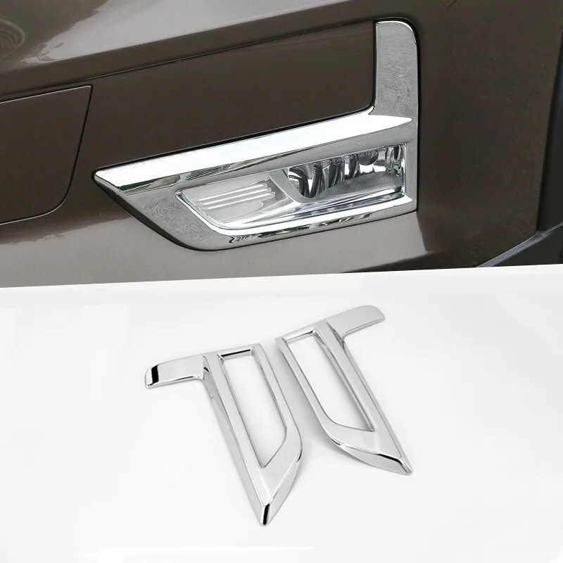 

For Nissan XTrail T32 2017 2018 2019 2020 Car Accessories X-Trail Rogue ABS Chrome Car Rear Back Fog Lamp Light Cover Trim 2pcs