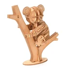 DIY животное игрушка коала 3D деревянная игрушка-головоломка сборка модель дерево ремесло наборы украшение стола; Детское нижнее белье;