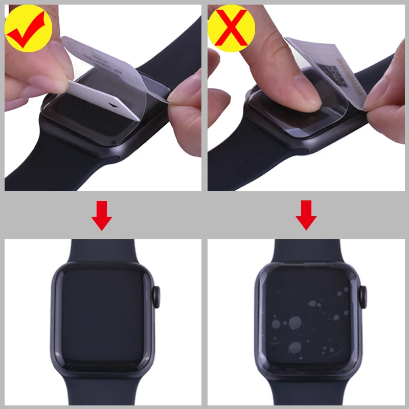 3 шт. Защитная Гидрогелевая пленка для Apple Watch SE Series 6 5 4 44mm 40mm 2 1 42mm 38mm (не стекло)