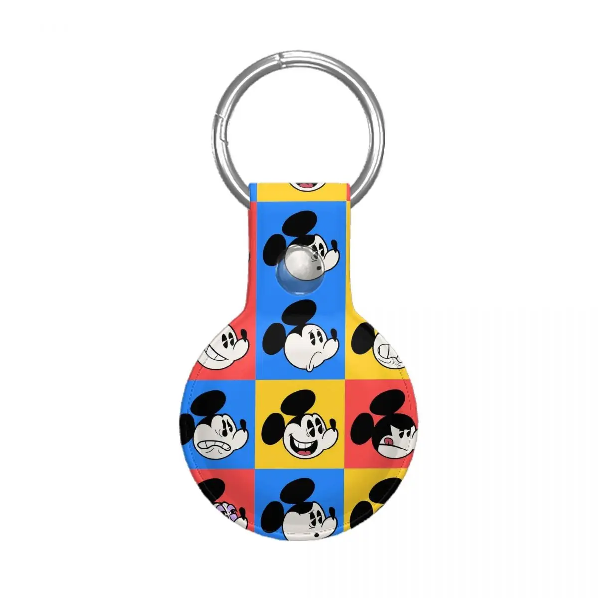 

Disney Protective Case For AirTag leather Shockproof Protective Cover For AirTags Keychain Anti-Lost Anti-Scratch Sleeve