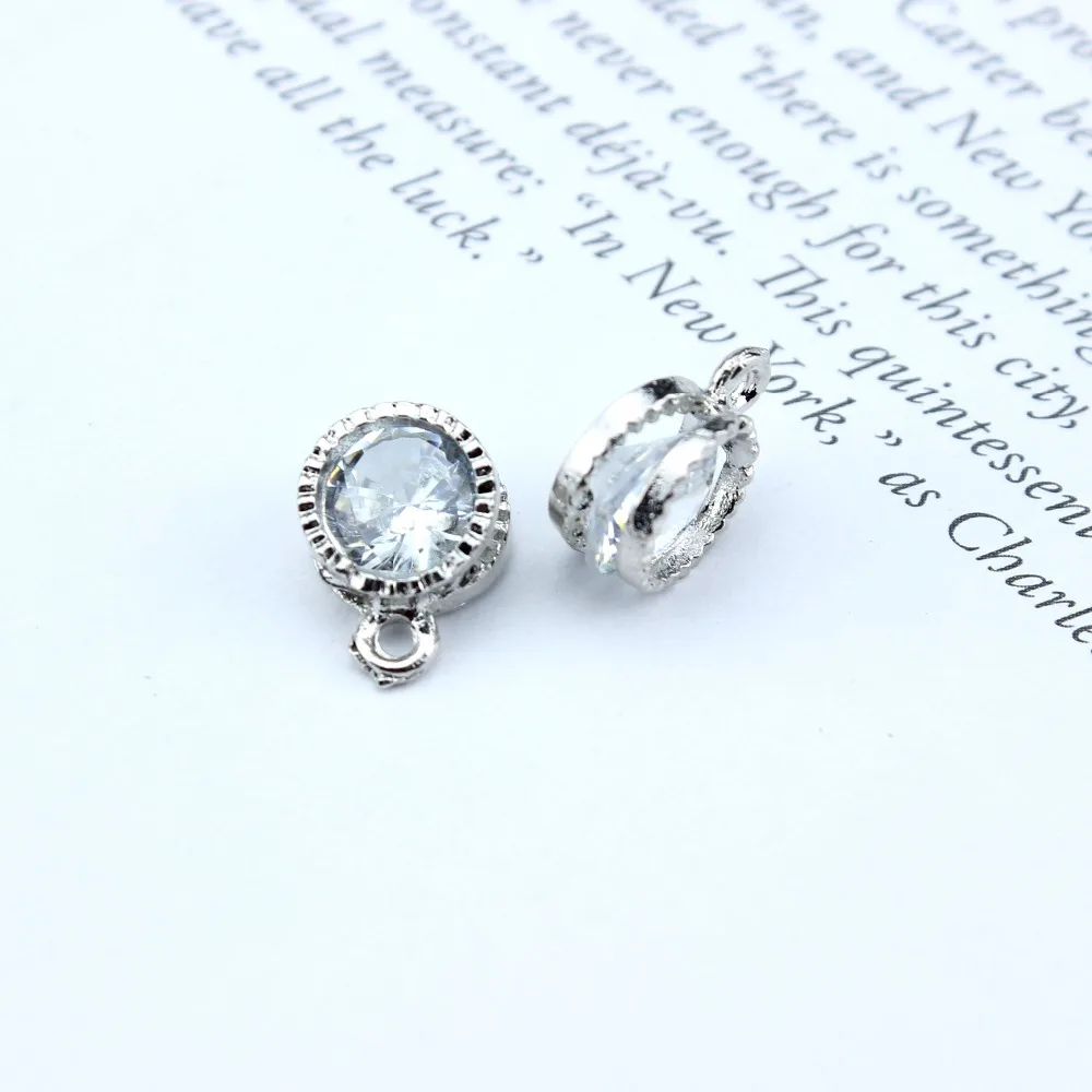 10 шт. модные милые инкрустированные циркониевые серьги треугольный квадратный