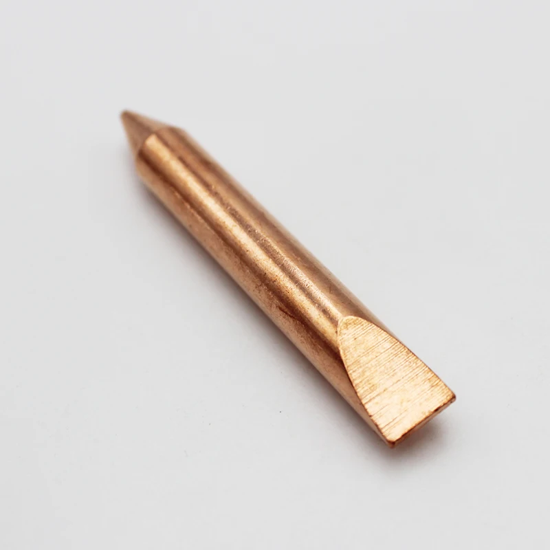 Острый и плоский наконечник медный точечный сварочный электрод для ремонта