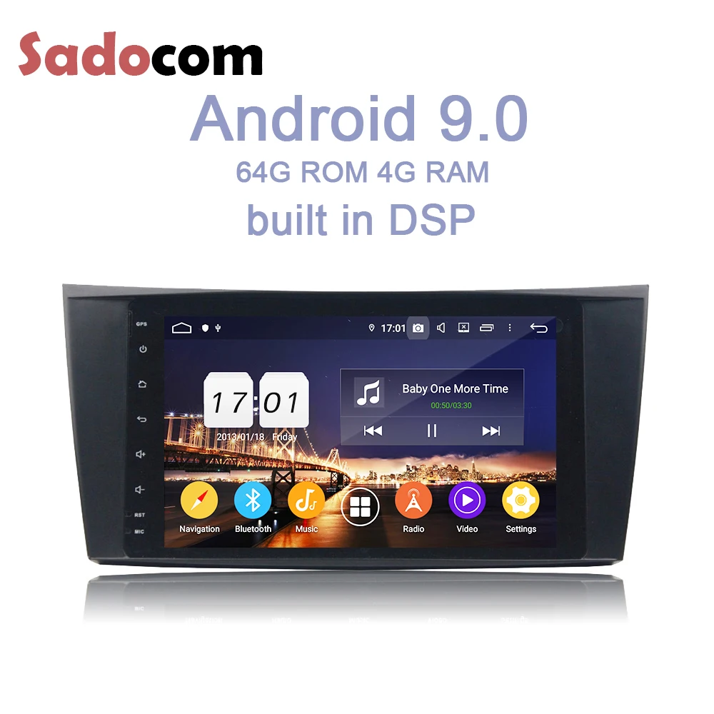 720P PX6 8 &quotAndroid 11 0 Core 4 Гб RAM 64G ROM BT 5 автомобильный dvd-плеер для Benz W211 W219 W463 2001-2007 2008 Wifi