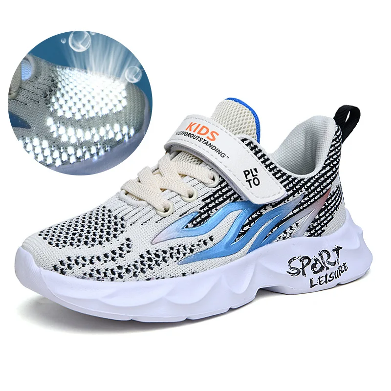 Летняя Молодежная детская спортивная обувь для мальчиков беговые кроссовки