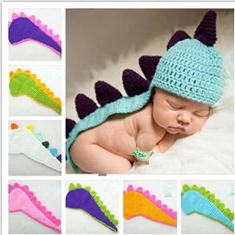 Милый динозавр черепаха ручная работа вязаная крючком шапка для маленьких