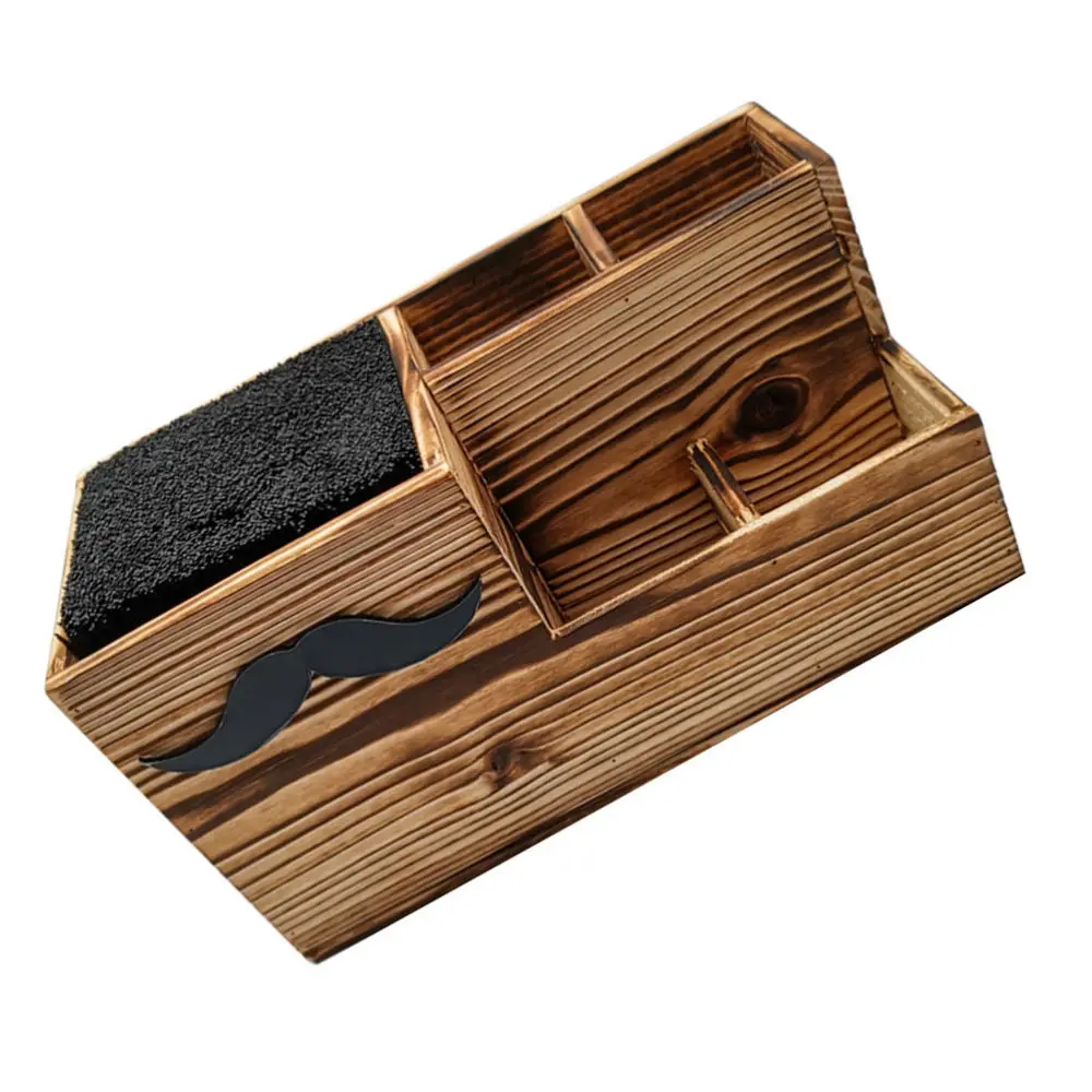 

1Pc Hairdressing Tool Box Barbershop Storage Box Scissor Rack (Random Color)