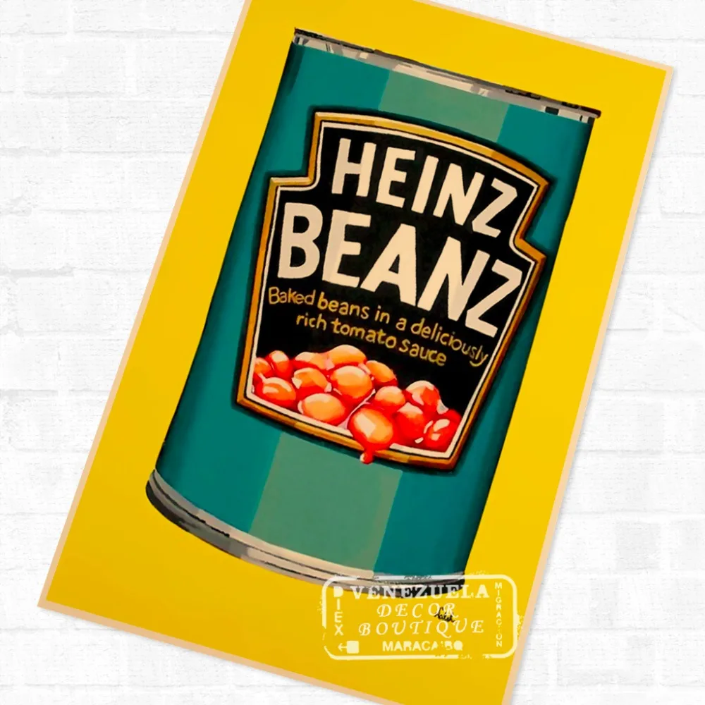 Beanz Meanz Хайнц тушеная фасоль арт Винтаж Ретро плакат декоративный DIY настенная