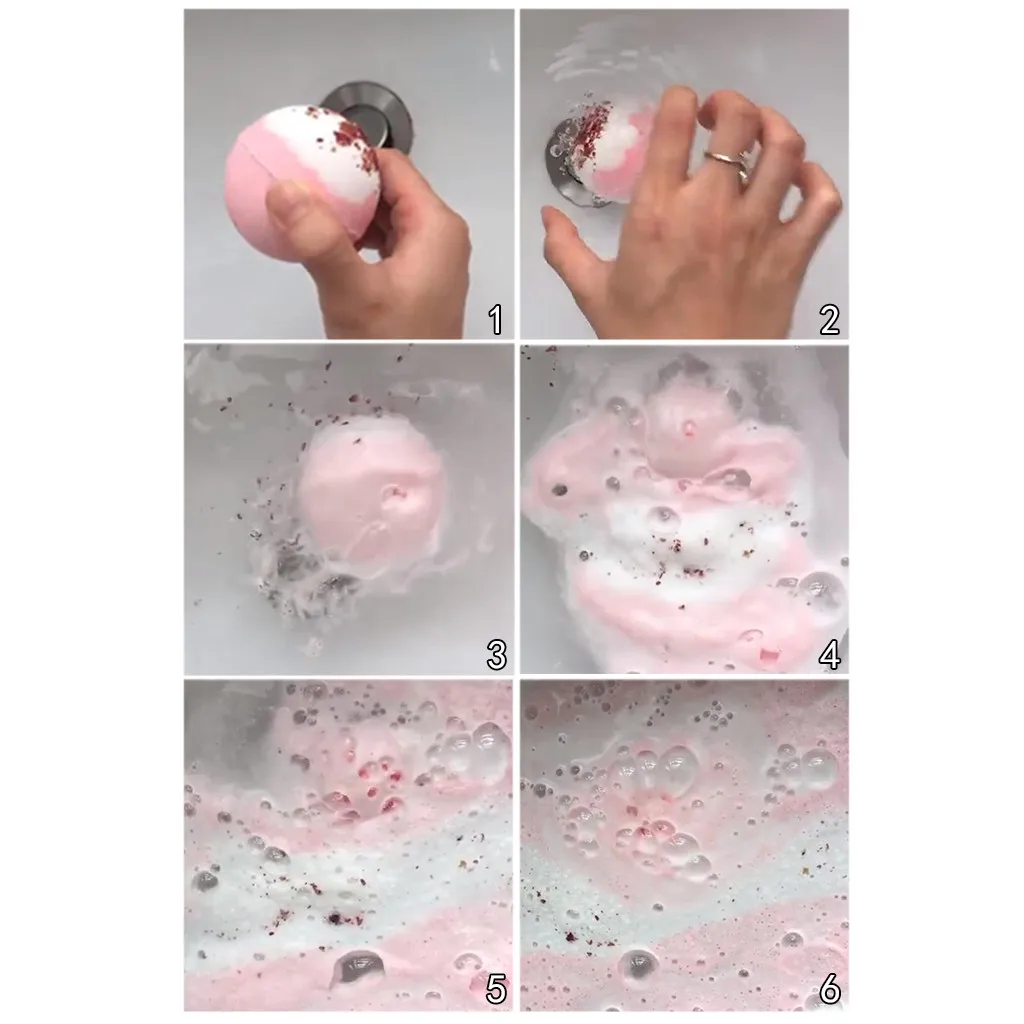 Губка для ванной комнаты губка тела розовая чистки взрывная шариковая