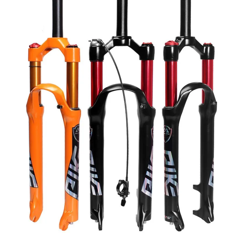

Mtb Frok 2627.5 29 Remote Lockut Rebound Adjustable Air Suspension Bicycle Fork Bike Parts