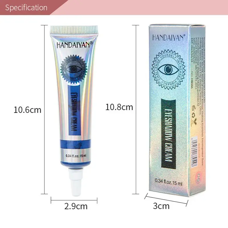 

Handaiyan 12 Color Eye Shadow Matte Color Eye Shadow Paste For Female Makeup High Quality Cosmetics Set Pearlescent Hot Sale New