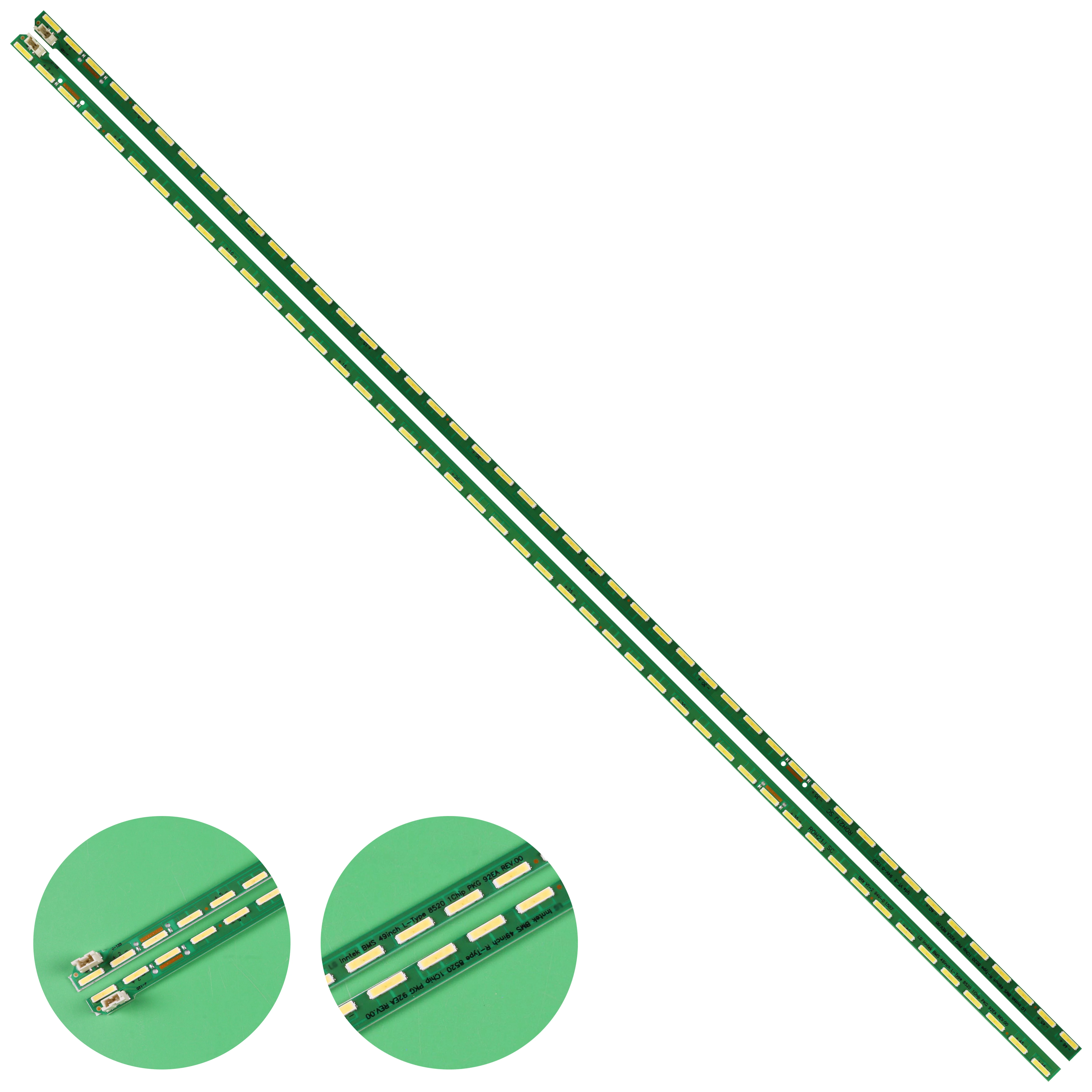 Новая одежда для маленькой девочки 2 шт./компл. 46 светодиодный s подсветка полосы 49