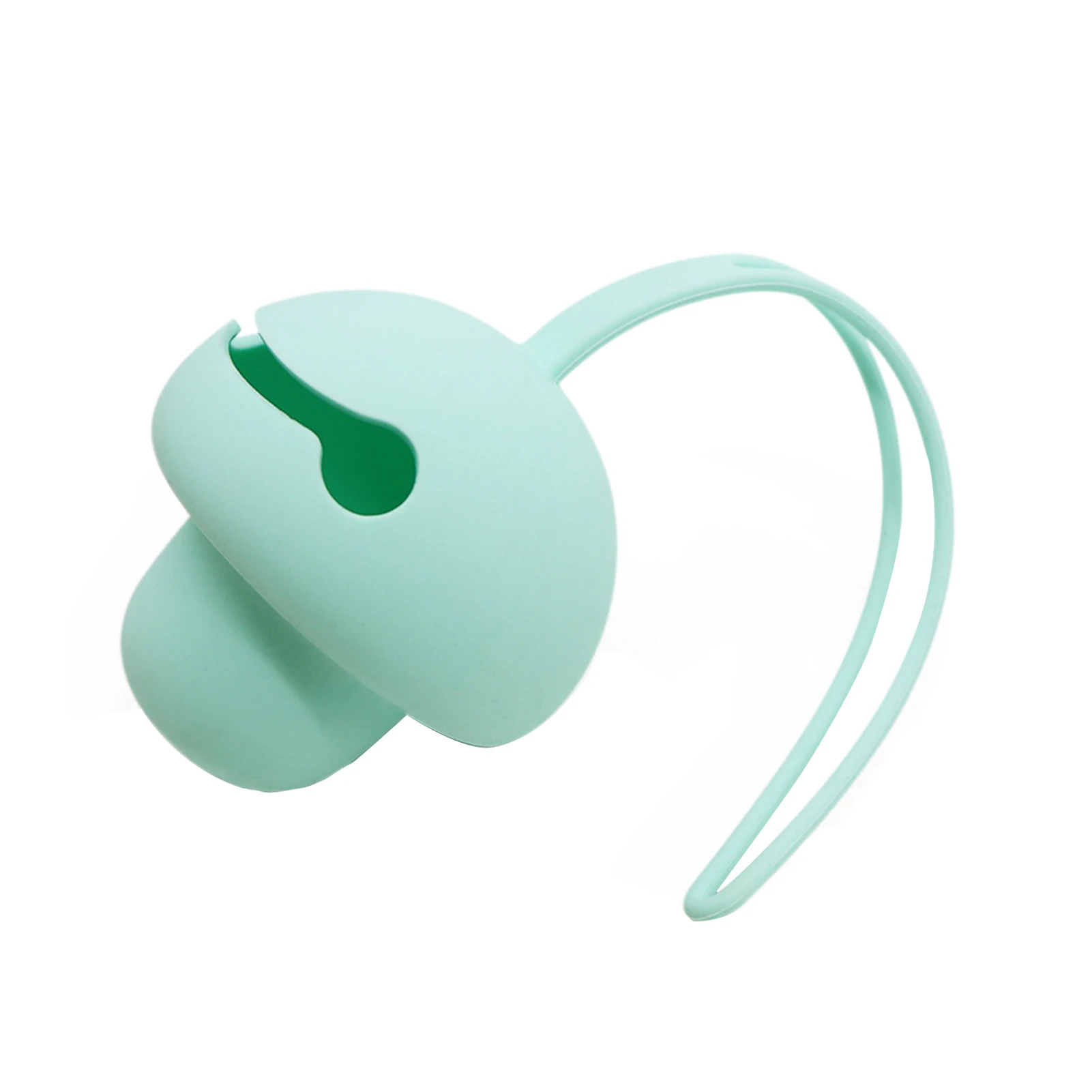 

Soft With Lanyard Scratch Proof Home Travel Baby Infants Silicone Pacifier Holder Case Dirt Resistant Easy Clean Mushroom Shaped
