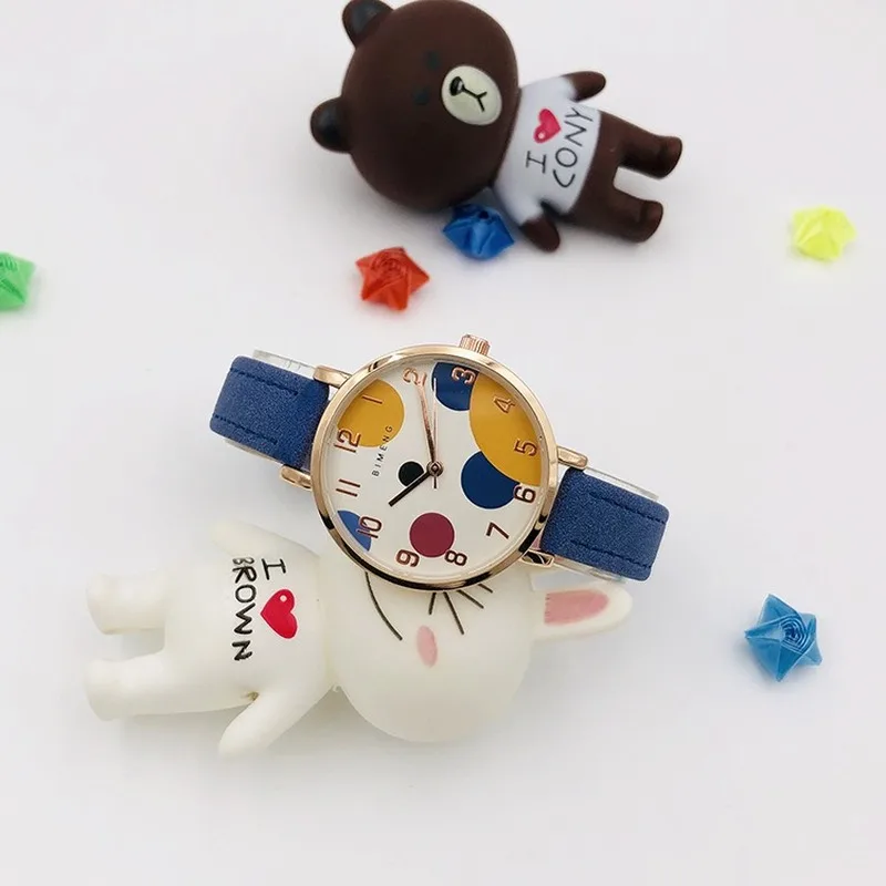 Новые модные милые детские часы рождественский подарок для мальчиков и девочек