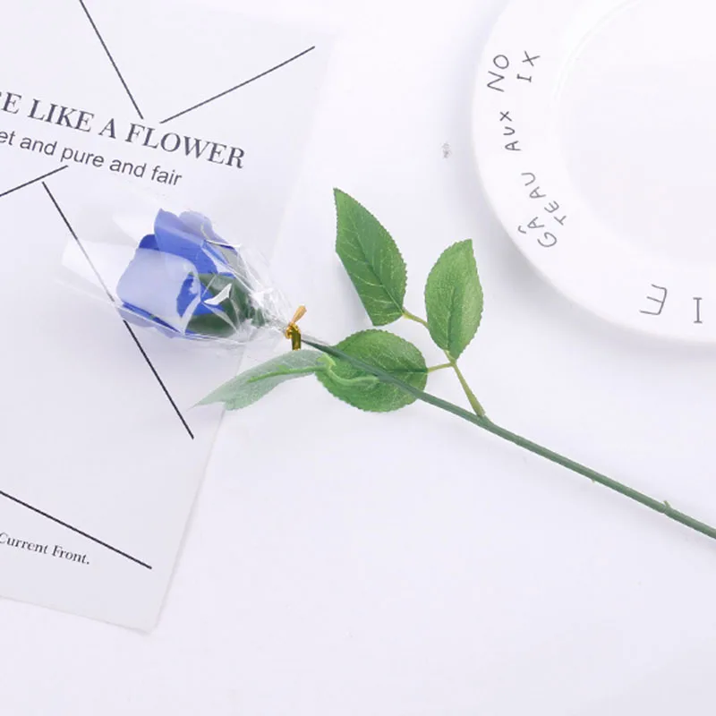 Цветочная Роза для мыла искусственный цветок букет разноцветных роз свадебное