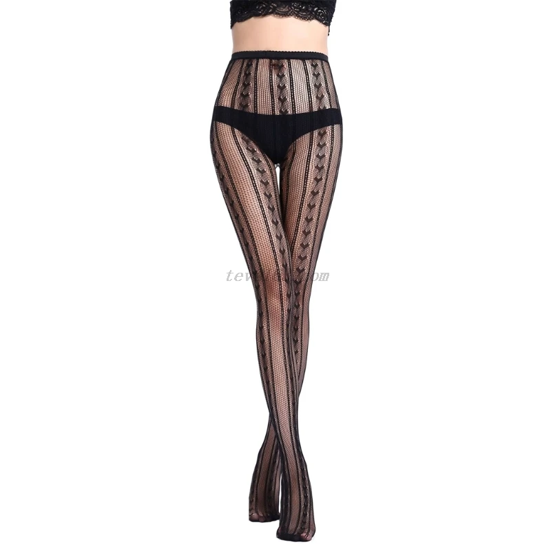 THINKTHENDO женские сексуальные эластичные прозрачные шелковые чулки с сетчатым