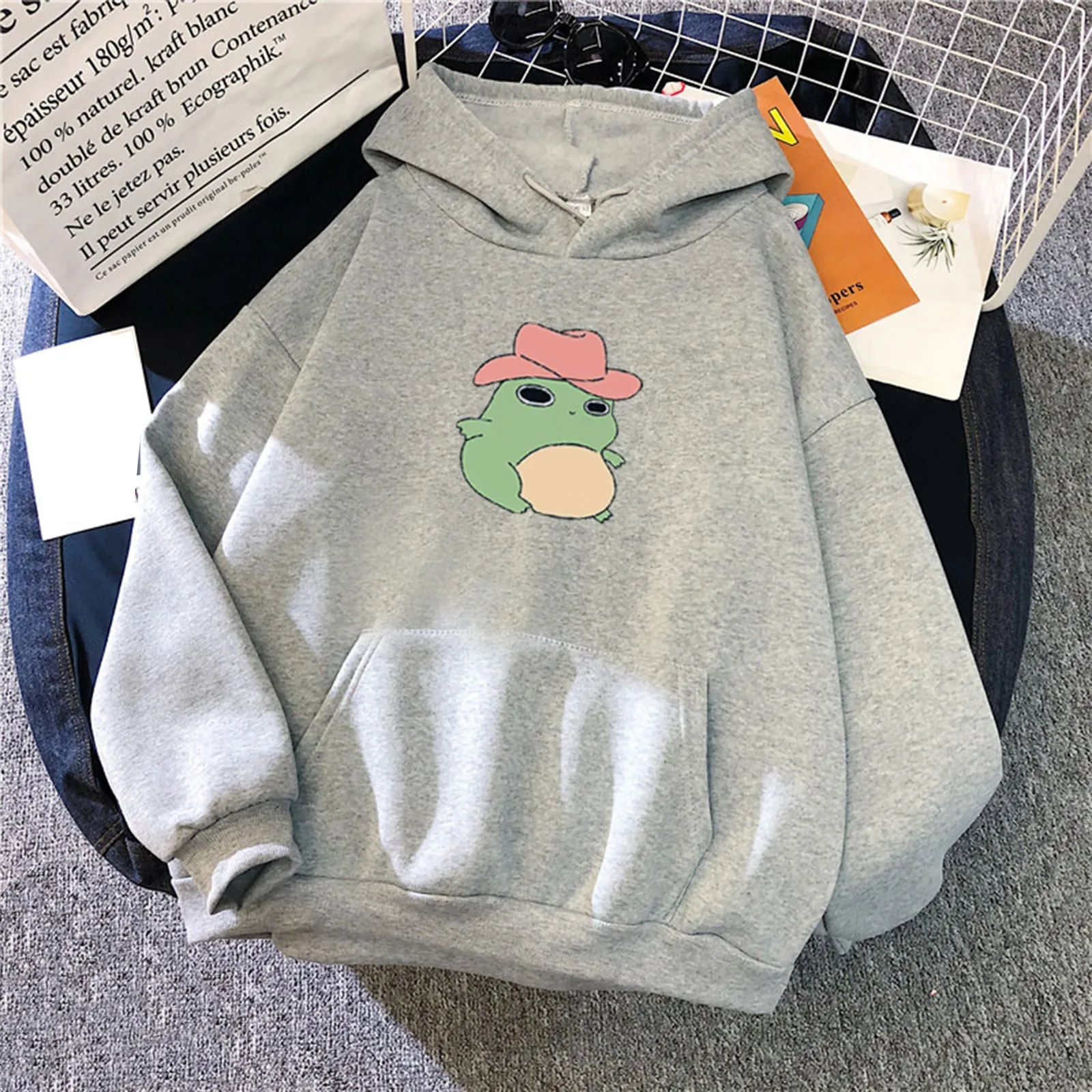 2021 NEW Fashion Hoodie Women's Stitching Cute Plus Velvet Long-Sleeve Hooded Sweatshirt Top Streetwear Толстовка женская