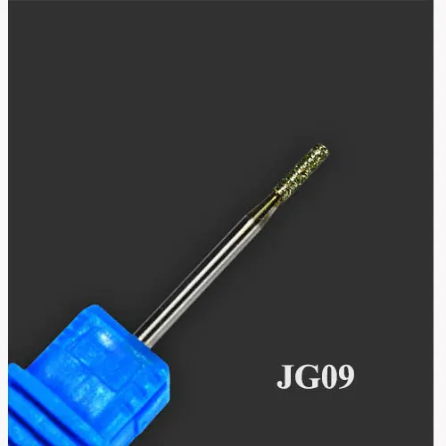 JG09 Корундовое сверло для ногтей, алмазная фреза, сверло для электрической машины, пилочки для маникюра, гель для удаления, аксессуары для ногтей, инструмент JG01-17-1 - Цвет: JG09