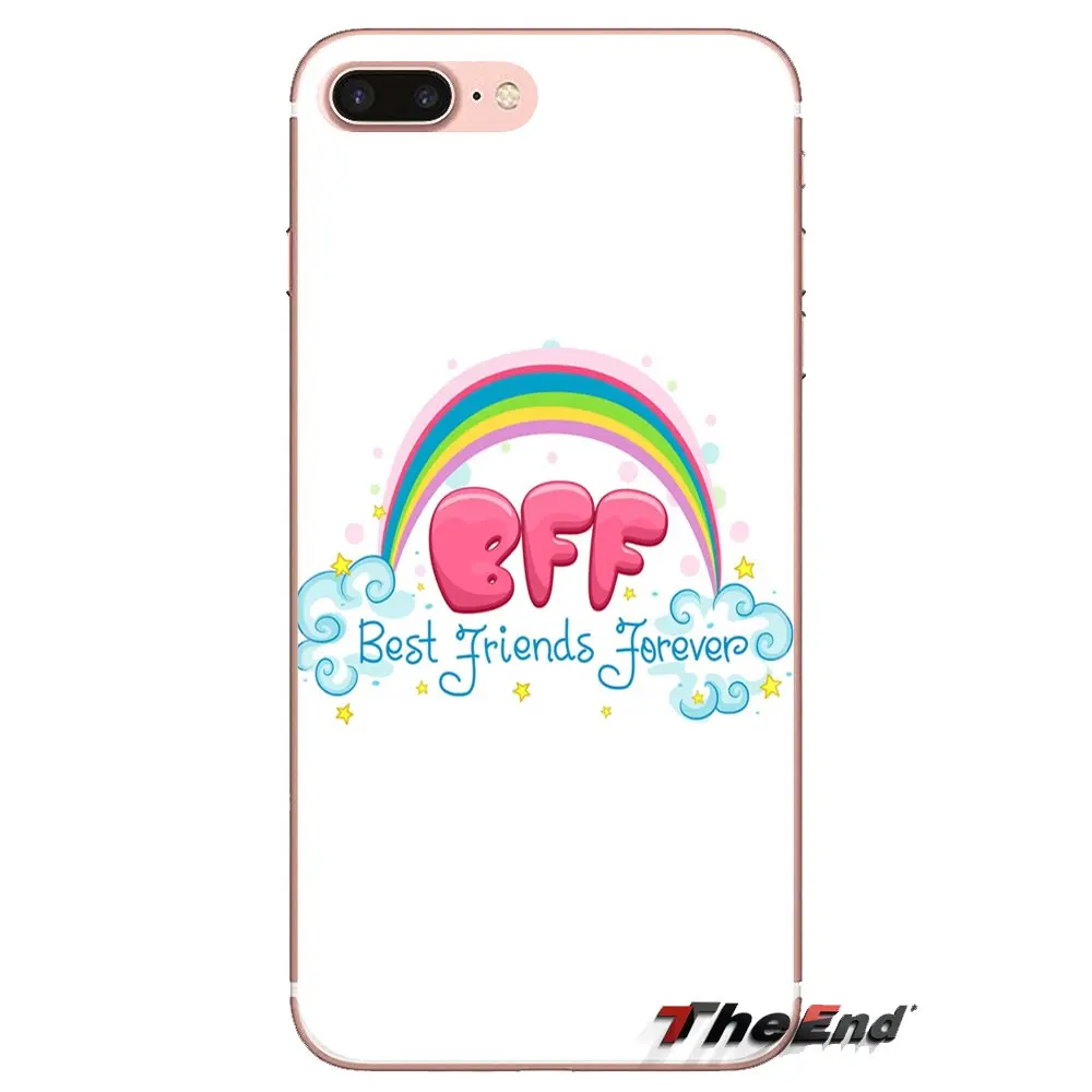 Silicone Phone Bag Case For Xiaomi Redmi 4 3 3S Pro Mi3 Mi4 Mi4i Mi4C Mi5 Mi5S Mi Max Note 2 quotes best friends forever bff |