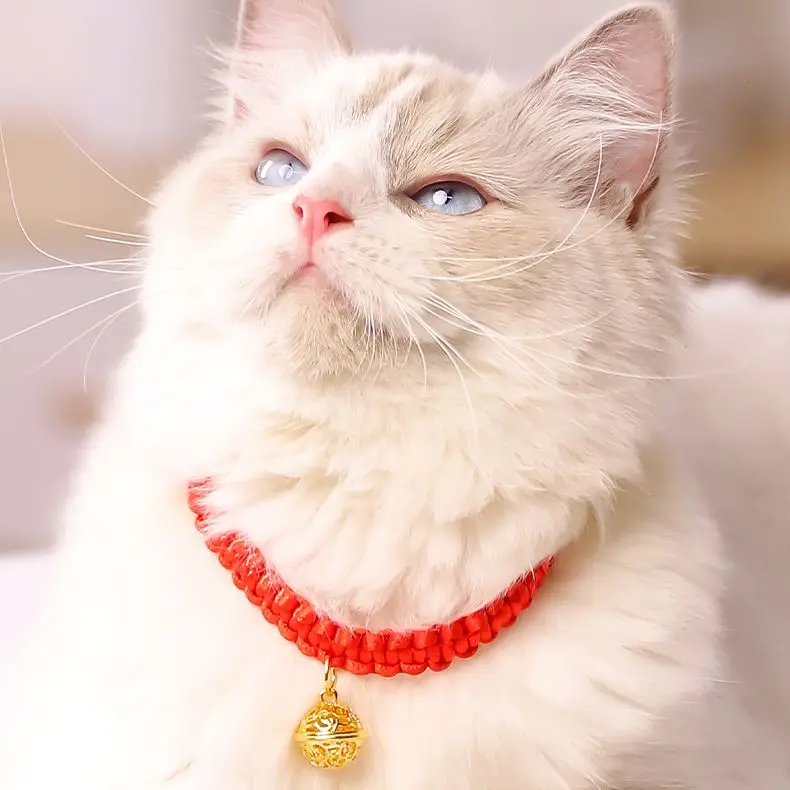 

New Cute Bell Collar For Cats Dog Collar Dog Cartoon Funny Collars Leads Cat Accessories Animal Goods