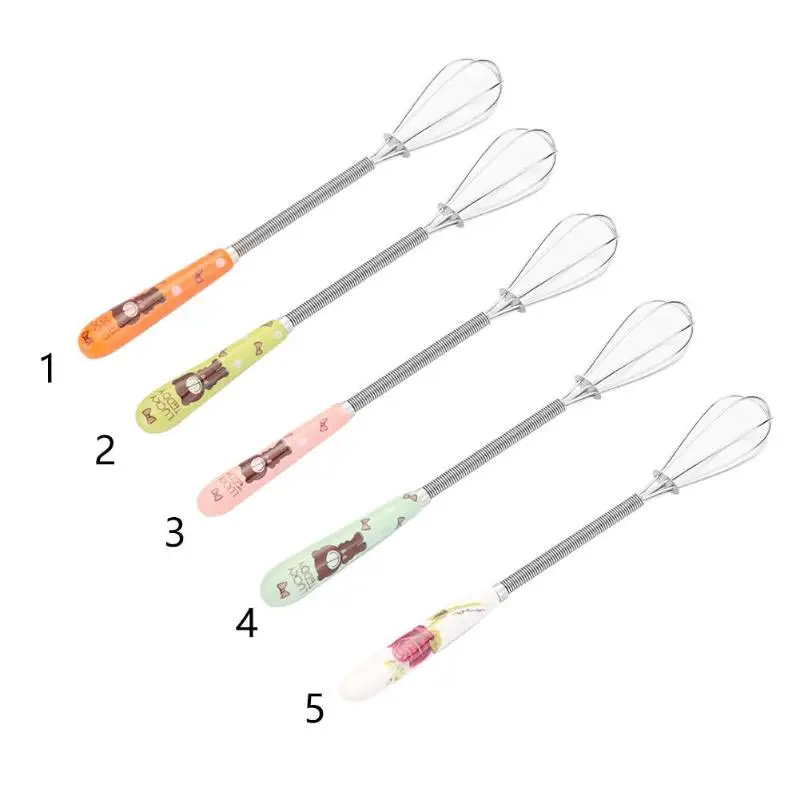 Венчик для перемешивания яиц с керамической ручкой из нержавеющей стали ручные