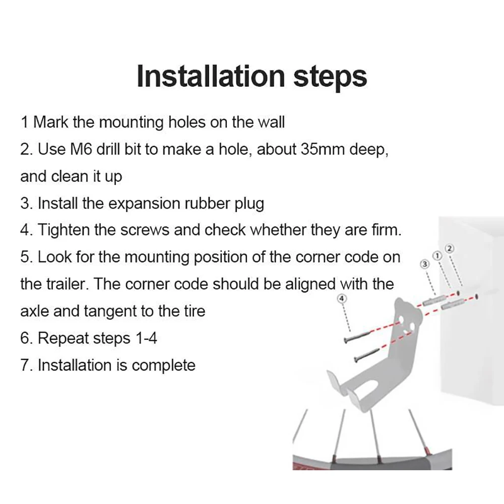 

3pcs MTB Road Bicycle Steel Rack Pedal Wall Mount Stands Hook Heavy Duty Bike Parking Racks Holds Up To 100KG