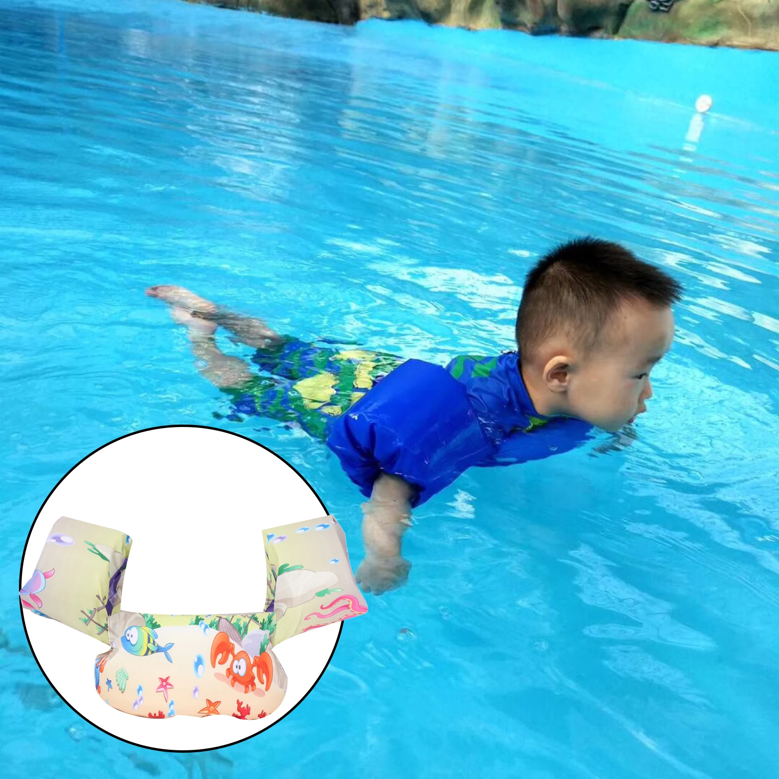 Детские плавательные поплавки премиум класса кольца повязки на руку для