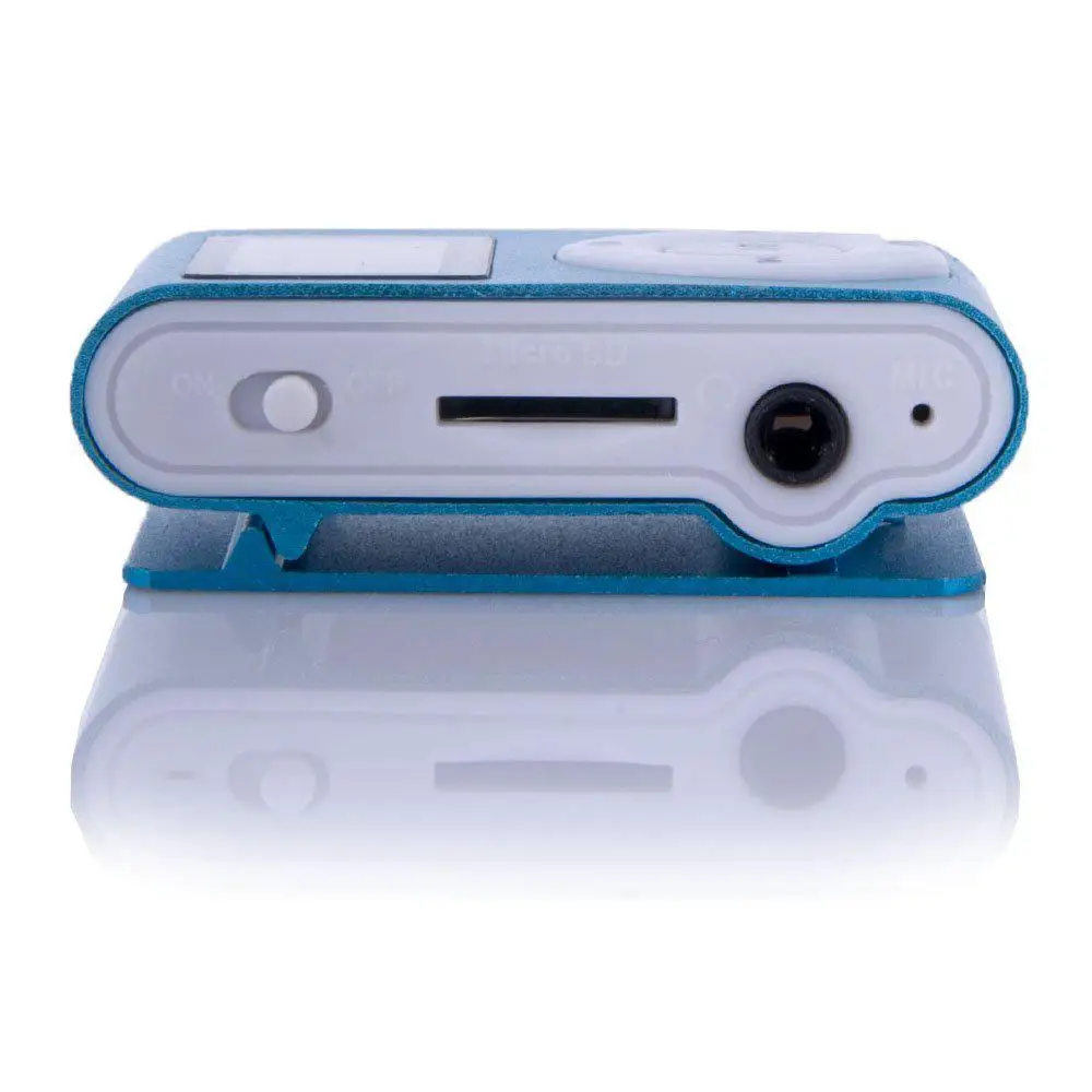 Мини USB металлический зажим Цифровой MP3 плеер ЖК дисплей Экран Поддержка 2/4/8/16GB TF