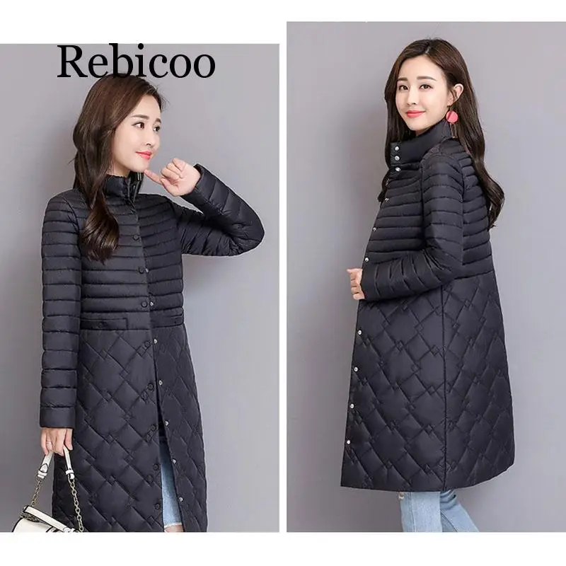 

2019 Women's Women's Winter Jacket Thicken Cotton Jacket Women's Winter Long Thick Cotton Warm Jacket