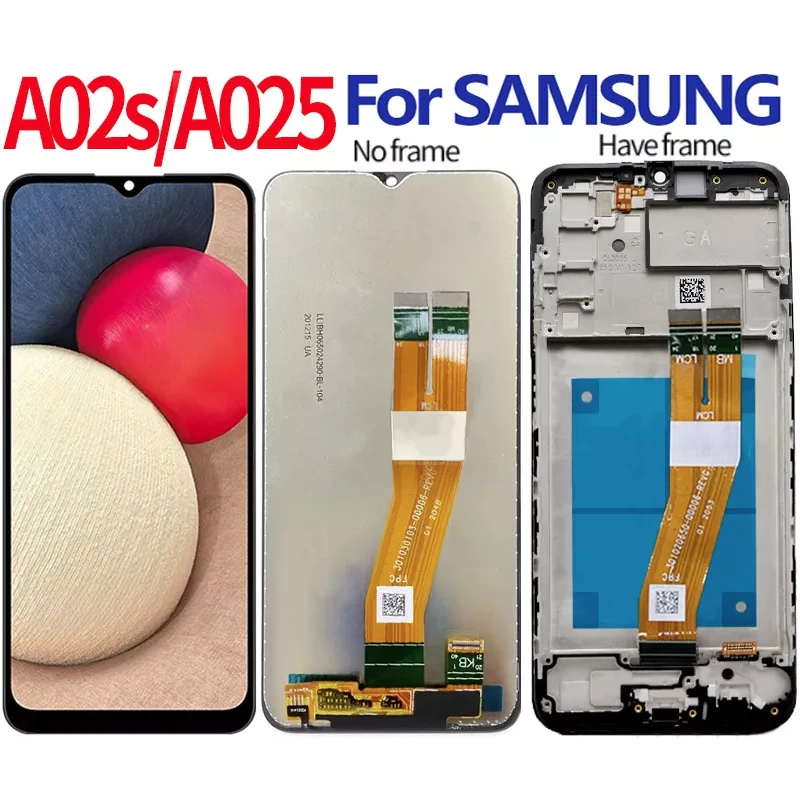 

Оригинальный протестированный ЖК-дисплей для Samsung Galaxy A02s A025, ЖК-дисплей, сенсорный экран, дигитайзер с рамкой A025M A025F/DS A025G/DS A025M