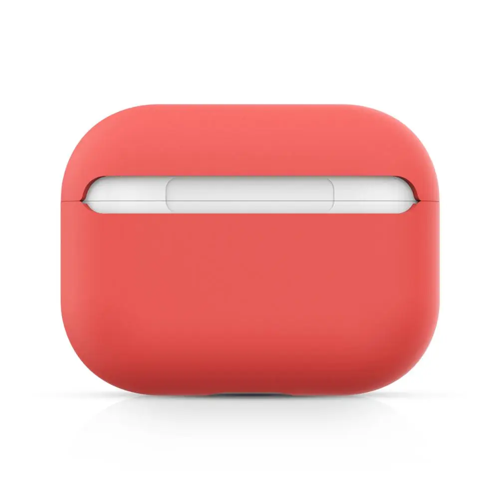 color 16 Чехол для AirPods Pro, мягкий жидкий силиконовый защитный чехол, видимый передний светодиодный чехол для AirPods Pro, чехол 3, модный зеленый - Цвет: color 16