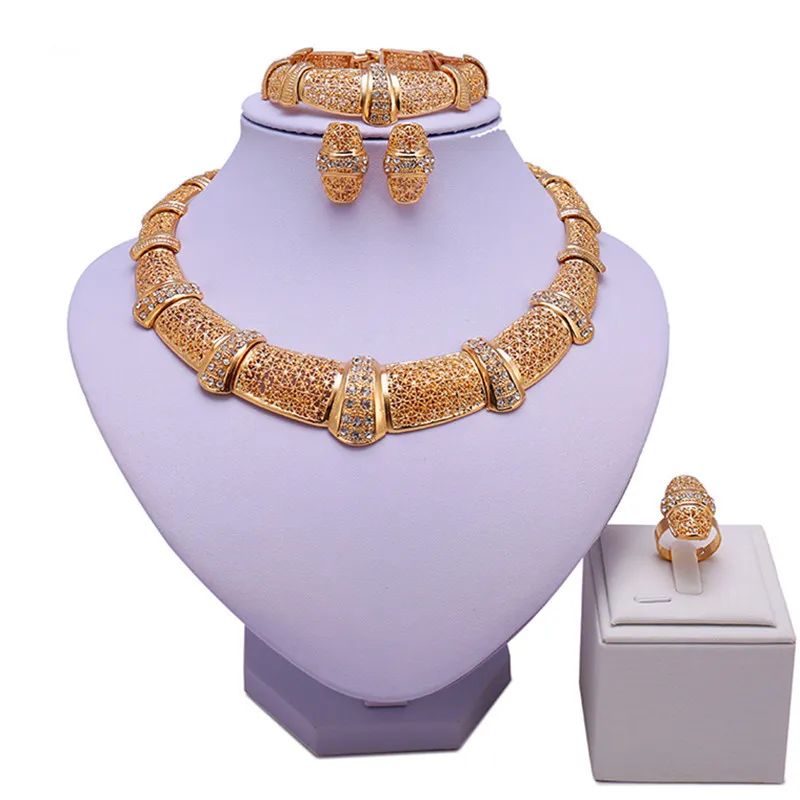 

ZuoDi 2020 Fashion african Bridal jewelry sets Wholesale nigerian women wedding jewelry set Dubai gold designer jewelry sets