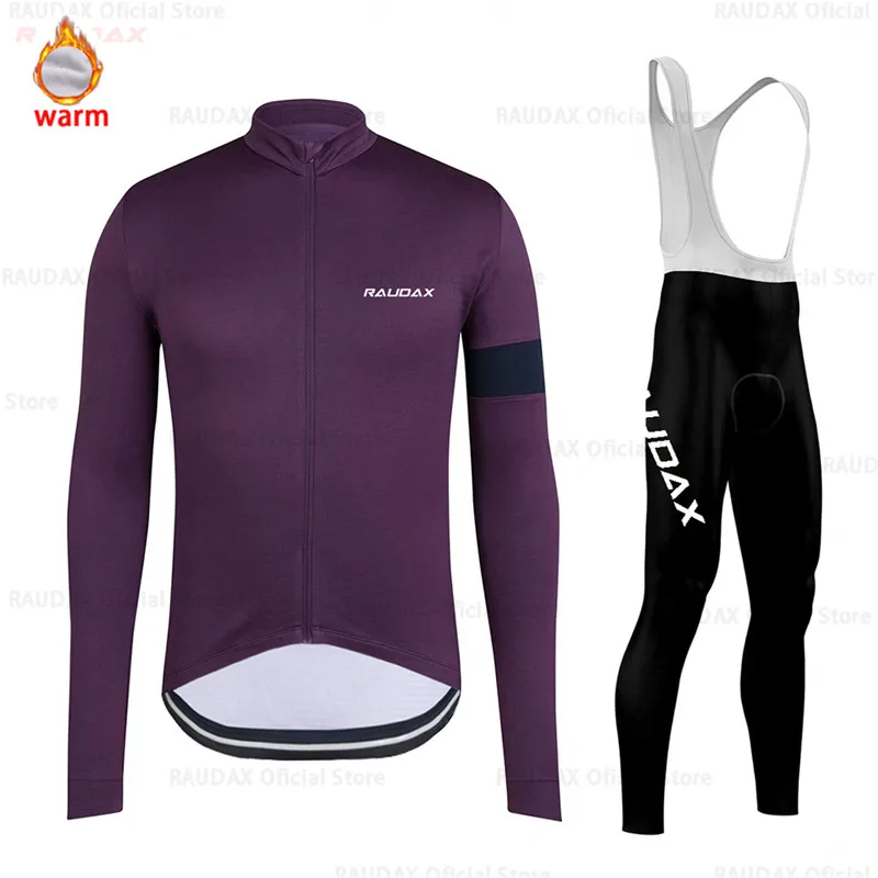 2019 зимняя одежда для велоспорта Raphaing Pro Team Jersey набор мужская униформа с длинным