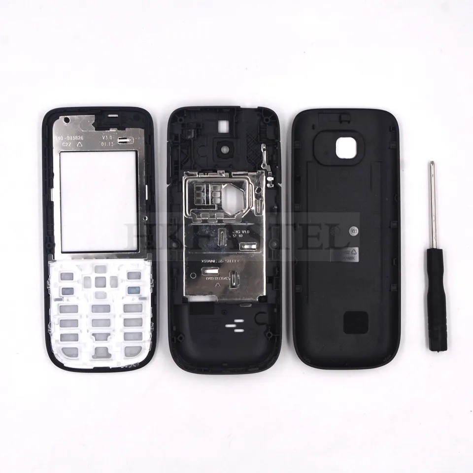 10 шт./лот новинка высокое качество C2-01 чехол для Nokia C2 c2-01 полный корпус +