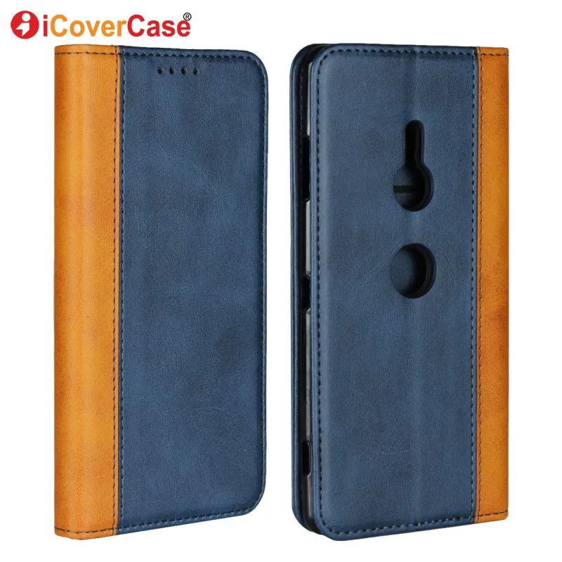 

Luxury Leather Wallet For Sony Xperia XZ3 XZ2 Case Silicon Cover For Sony XZ2 XZ3 Flip Cases Protector Bag Phone Accessory Coque