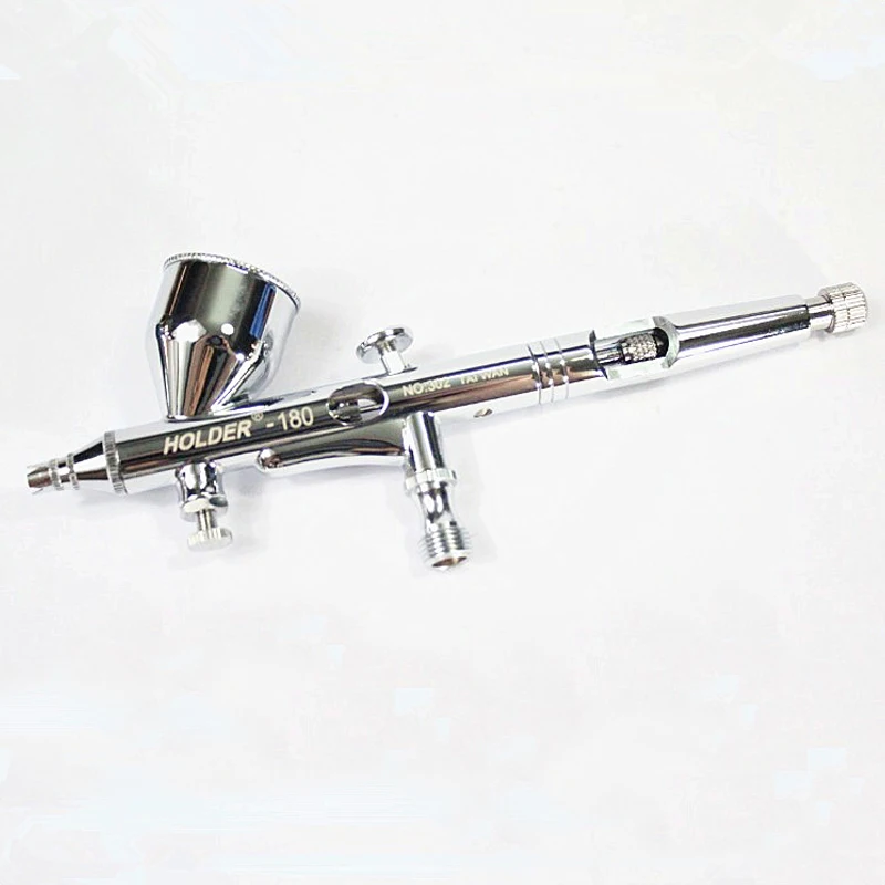 New HD-180 Airbrush 0.2mm 9cc Dual-Action Spray Gun Air brush Painting Tool Kit | Инструменты