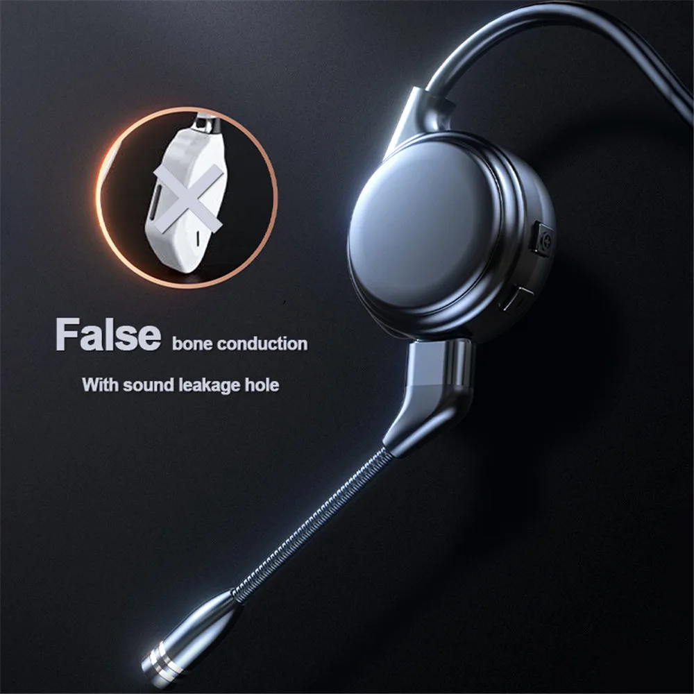 Наушники с костной проводимостью беспроводная Удобная Bluetooth-гарнитура открытым