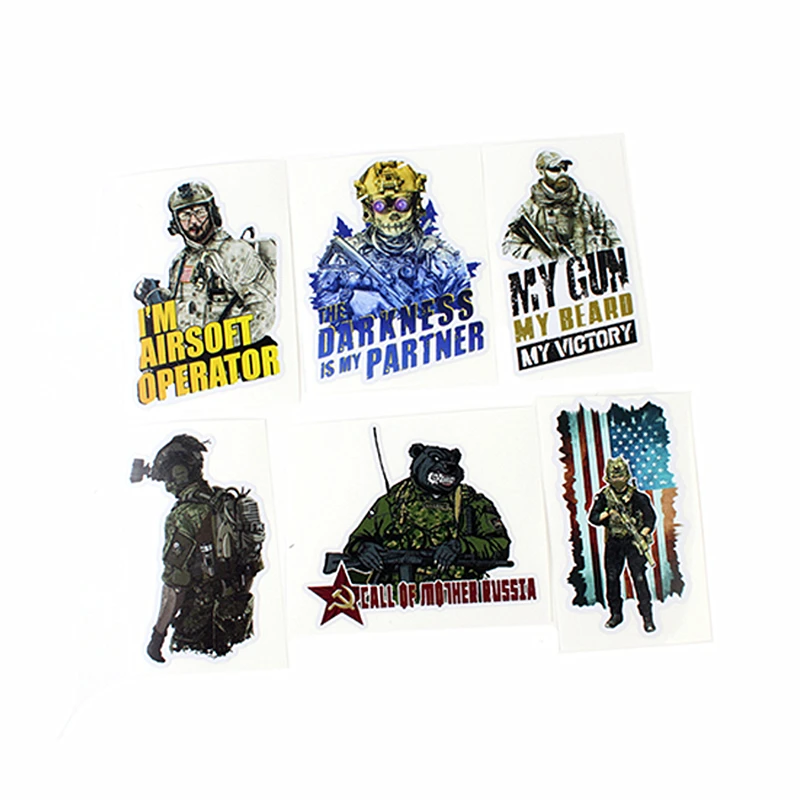 Операторская серия Россия США тактические автомобильные наклейки на