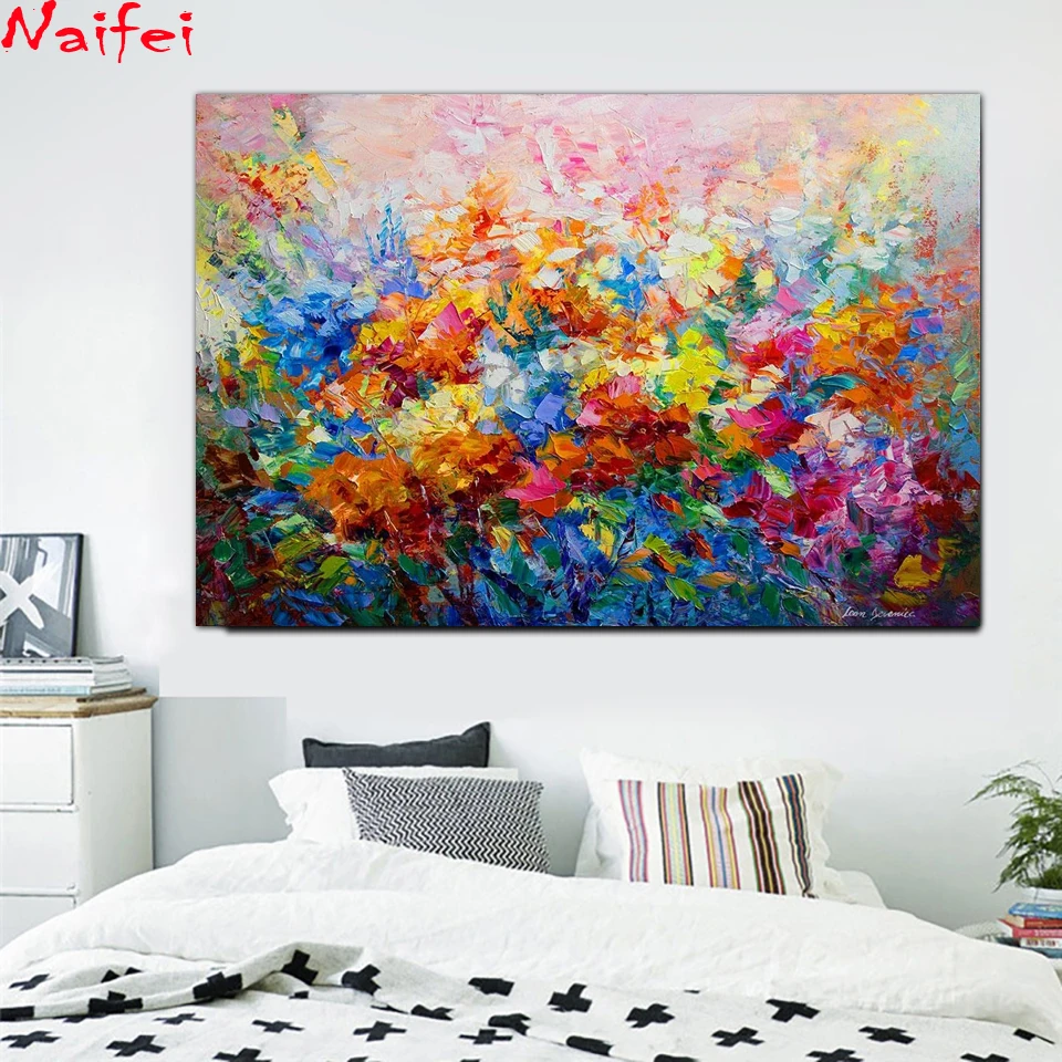 

Алмазная живопись, абстрактная красочная мозаика с цветами, картина разразы, алмазная живопись, полное квадратное и круглое украшение для д...