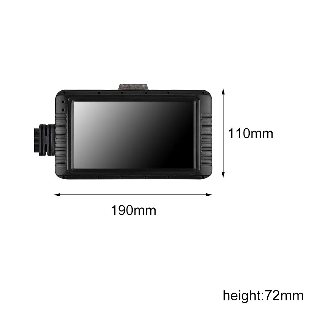 3 ''HD мотоцикл двойная камера DVR мотор тире камера ночного видения мотоцикл вождения рекордер три оси стерео Обнаружение столкновений