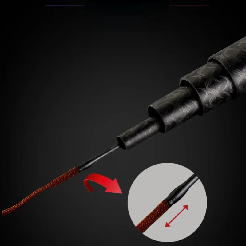 2021 New Carbon Fishing Rods Best Carp Telescopic Black Fishing Rods Professional 5 Section Wedkarstwo Karpiowe Fishing Tackle enlarge