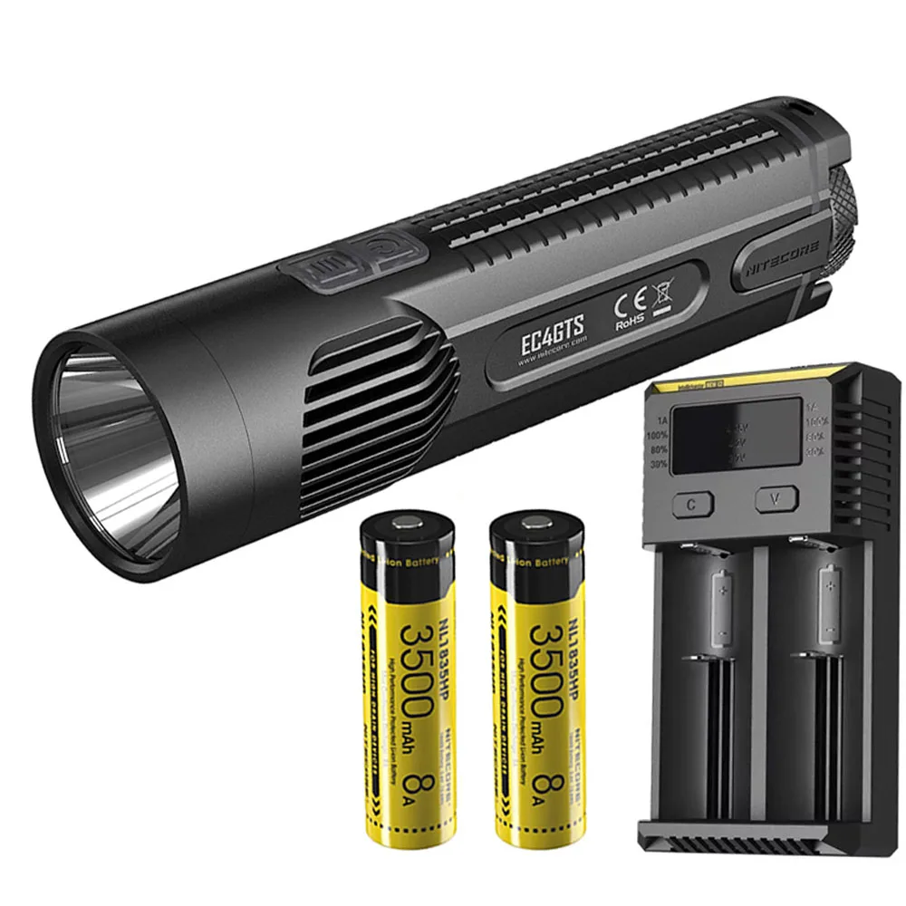 EC4GTS NL1835HP I2 NITECORE EC4GTS фонарик комплект Cree XHP35 HD max 1800 люмен луч бросок 396 м Открытый тактический фонарь Портативный фонарик - Испускаемый цвет: EC4GTS NL1835HP I2