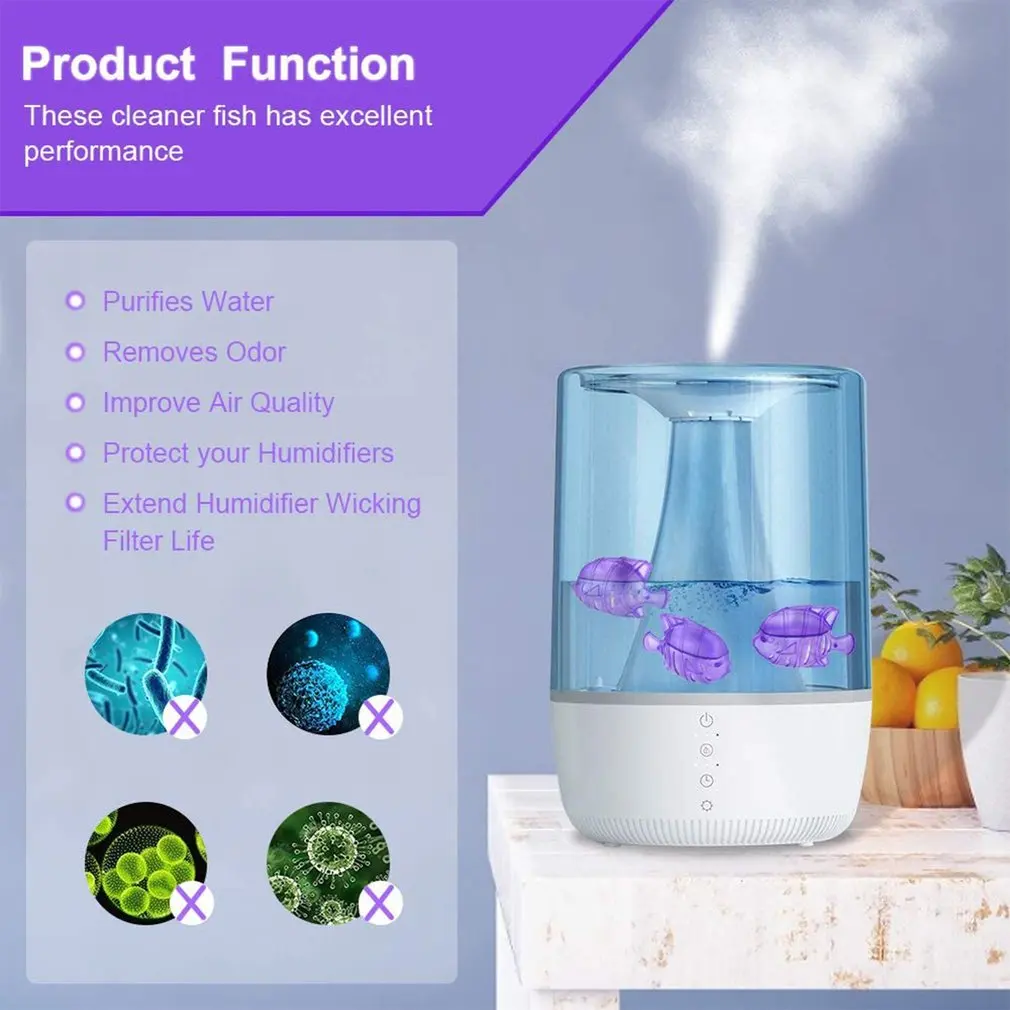 

10 Pieces Universal Humidifier Water Tank Cleaner Water Tank Supplies Humidifier Accessories Filter Filter