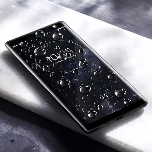 Полное покрытие из закаленного стекла для sony Xperia 5 Защитная пленка экрана