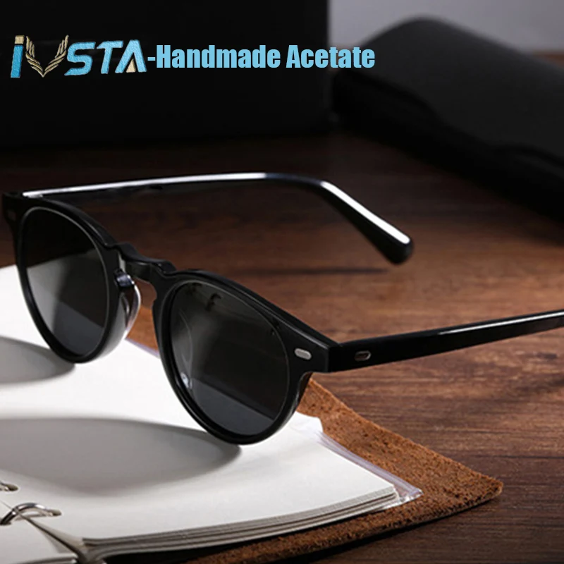 Очки IVSTA OV 5186 женские круглые поляризационные брендовые дизайнерские оптические